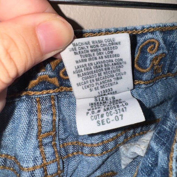 Y2K Arizona Jeans Women’s 9 Long Blue Bootcut Denim | Raw Hem Vintage Fit - Picture 2 of 8